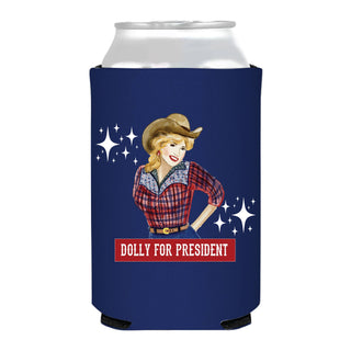 Dolly For President Watercolor Drink Sleeve