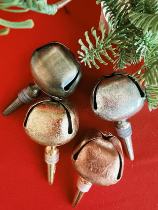 Santa's Bell Wine Stopper