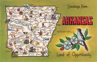 Arkansas Land of Opportunity Art Print
