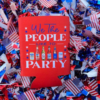 We The People Like To Party Drink Sleeve