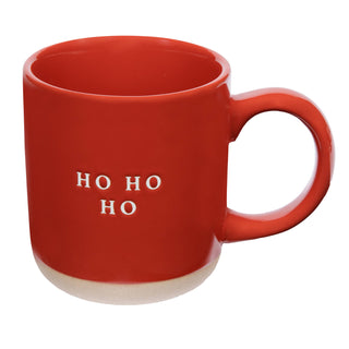 Ho Ho Ho Red Stoneware Mug