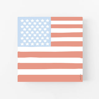 USA Flag Square Notepad