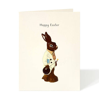 Chocolate Rabbit Easter Card