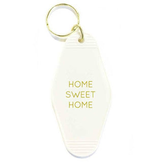 Home Sweet Home Key Tag - White