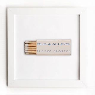 Match South: Bud & Alleys Seaside Restaurant White Frame