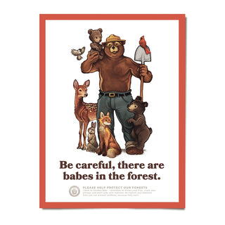 The Landmark Project - Babes in the Forest - 12x16 Poster
