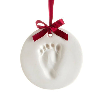 Baby Holiday Handprint or Footprint Keepsake Ornament