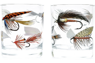 Fly Fishing Lures Rocks Glass