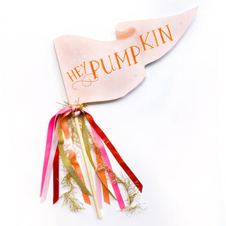 Hey Pumpkin Thanksgiving Party Pennant