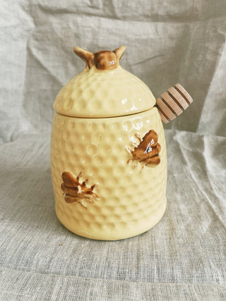 Bee Skep Honey Jar