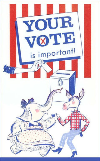 Your Vote is Important, Election Postcard