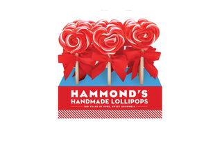 Heart Strawberry Shortcake Lollipop