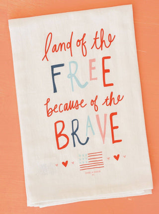 Land of the Free Kitchen Towel