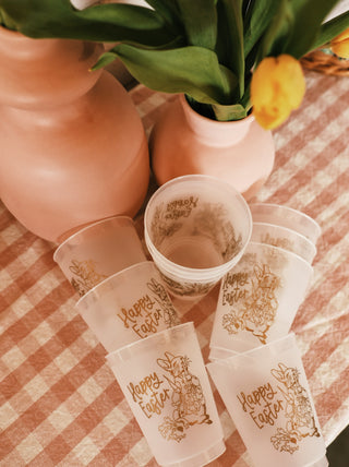 Happy Easter Rabbit Reusable Cups