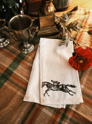 Derby Horse Tea Towel