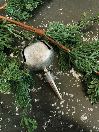 Santa's Bell Wine Stopper