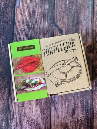 Cast Iron Tortilla Press Kit