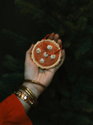 Pumpkin Pie Resin Ornament