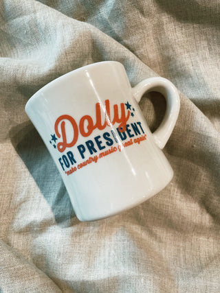 Dolly for President Diner Mug