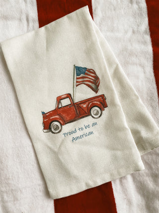 Proud To Be An American Dishtowel