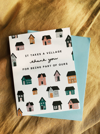 Thank You Village Card