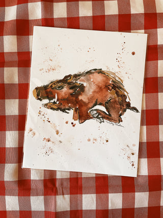 Razorback Print