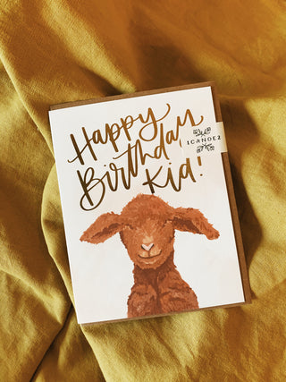 Birthday Goat Card