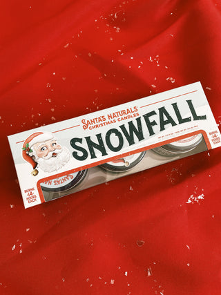 Snowfall Mini Trio Candle Set