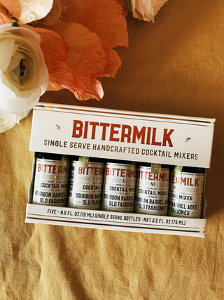 Bittermilk: Single Serve Bourbon Barrel-aged Old Fashioned 5-Pack