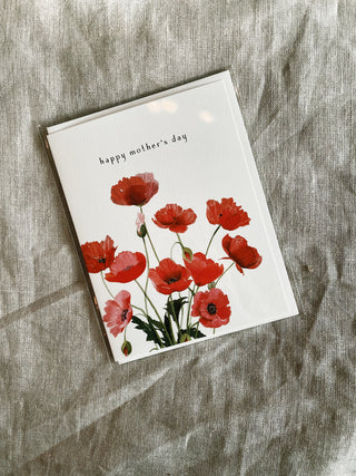 Plenty of Poppies Mother's Day Card