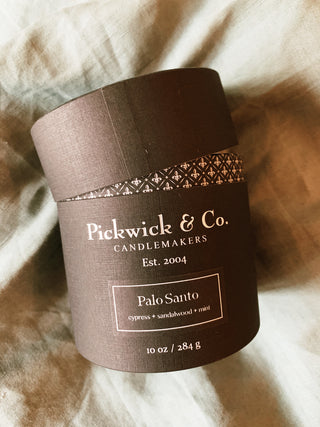 Pickwick & Co: Palo Santo Candle
