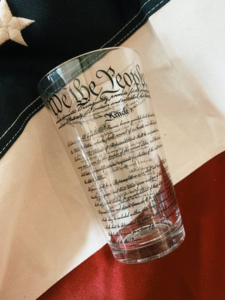 We the People Pint Glass