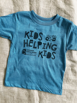Kid's Helping Kids Tee - Blue