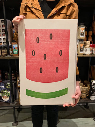 Old Try: Watermelon Print - 13x20