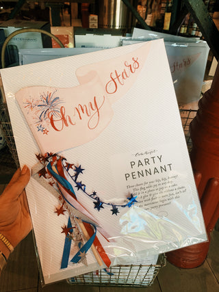Oh My Stars Party Pennant