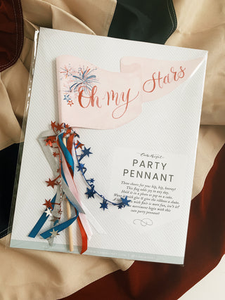Oh My Stars Party Pennant