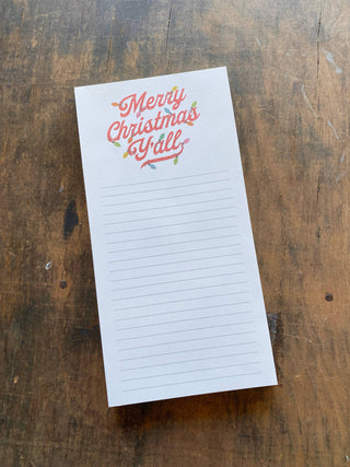 Merry Christmas Y'all Notepad
