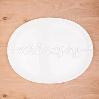 Arkansas Embossed Platter