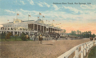 Oaklawn Race Track Vintage Post Card Magnet