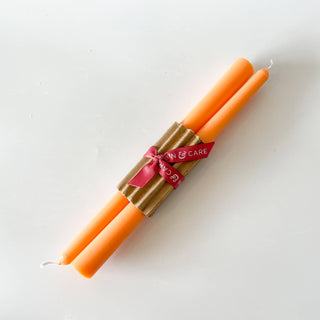 Taper Candle Set - Coral