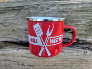 Grill Master Enamel Mug