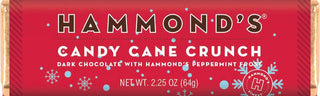 Hammond's Candies: Candy Cane Crunch Dark Chocolate Bar