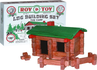 Roy Toy: Log Building Set - The Camp