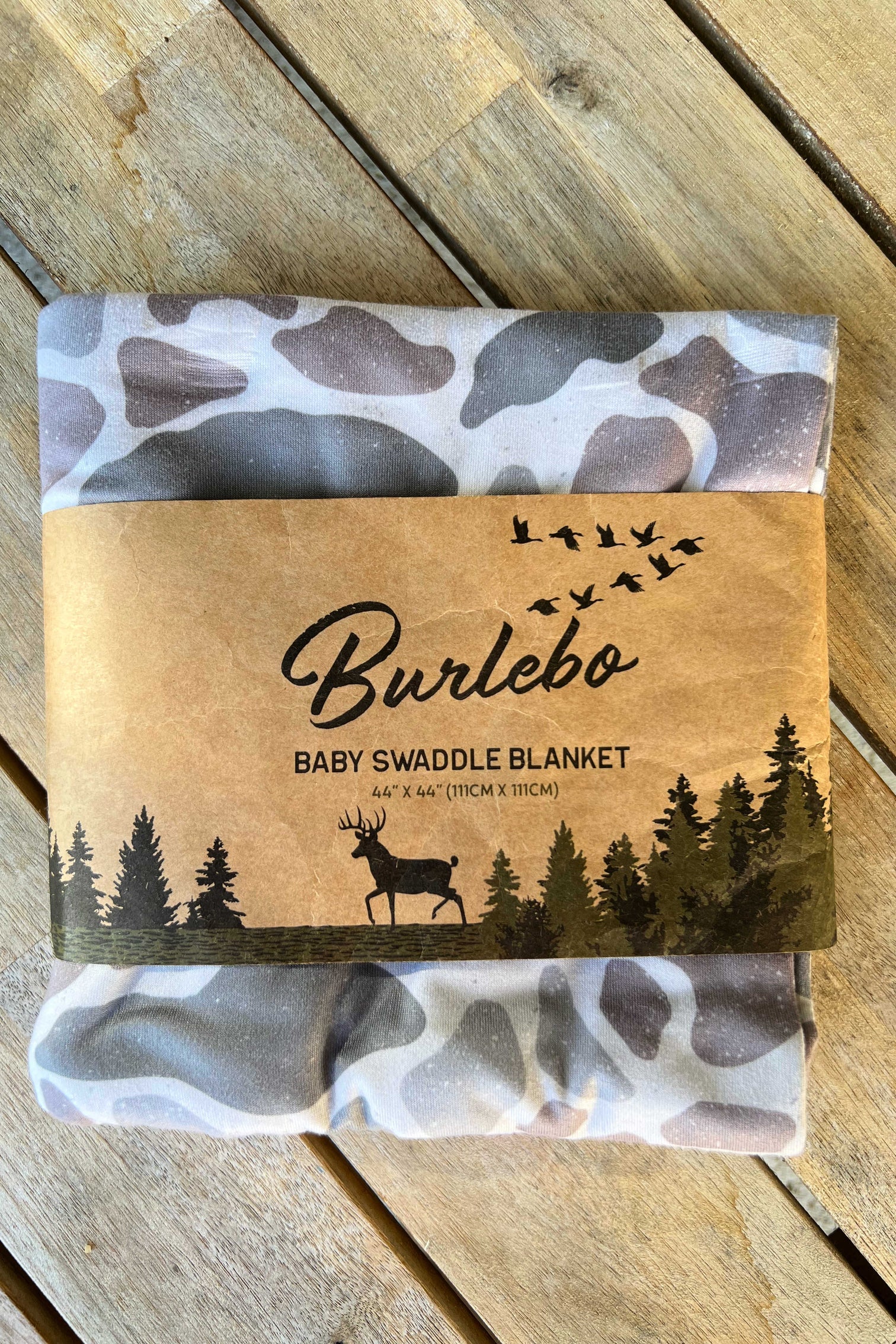 BURLEBO Deer Camo Duffle Bag