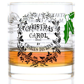 A Christmas Carol Rocks Glass