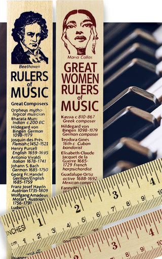 Great Musicians Ruler Set