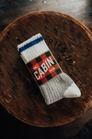 Upstate Stock - Cabin Sock: Blue