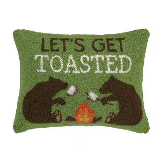 Let's Get Toasted Bear Hook Pillow
