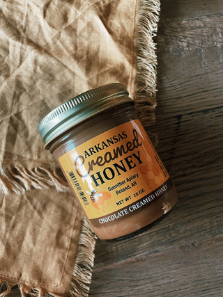 Guenther Apiary: Arkansas Creamed Honey - Chocolate