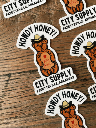 Howdy Honey Sticker